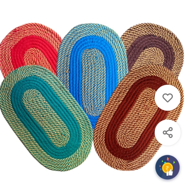 Cootan Door Mate Pack Of 5 Multicolor