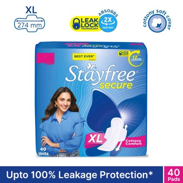 Stayfree Secure XL  40 Units