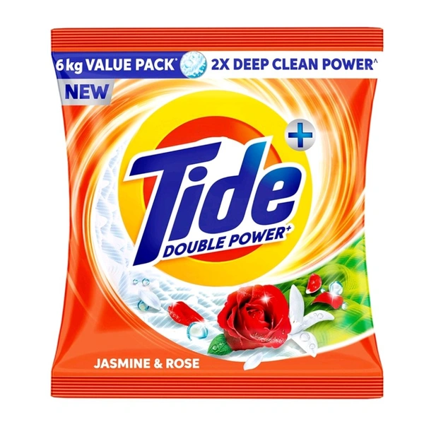 Tide Plus Jasmine & Rose Detergent Washing Powder 6 Kg