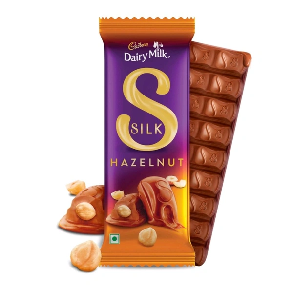 Cadbury Dairy Milk Silk Hazelnut Chocolate Bar Valentines Gift Pack 134g