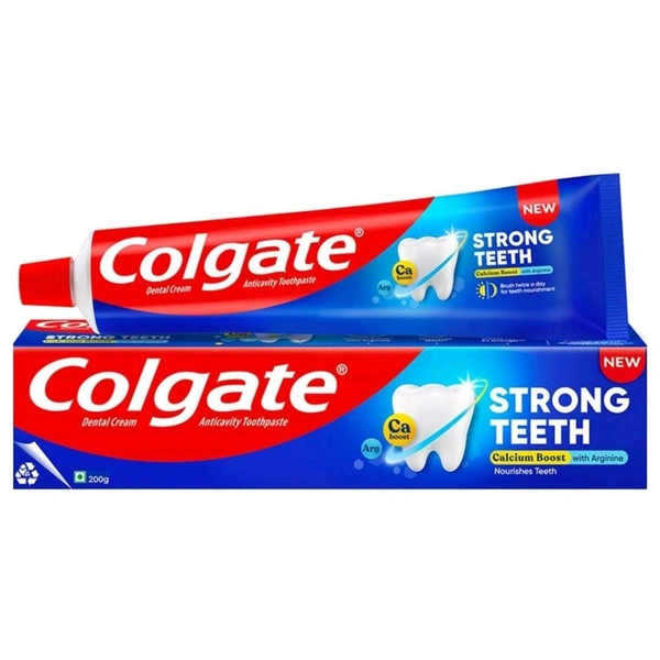 Colgate Strong Teeth Dental Cream Toothpaste 200g