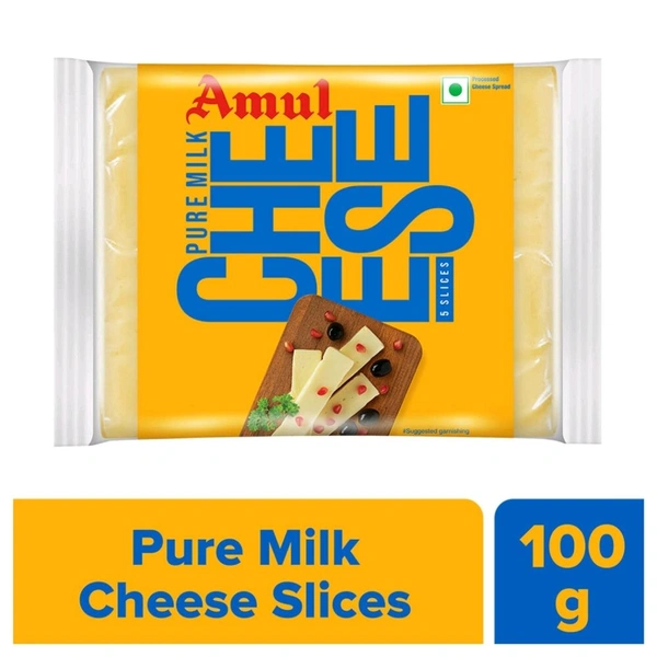 Amul Cheese Slices 100g (Pack Of 5)