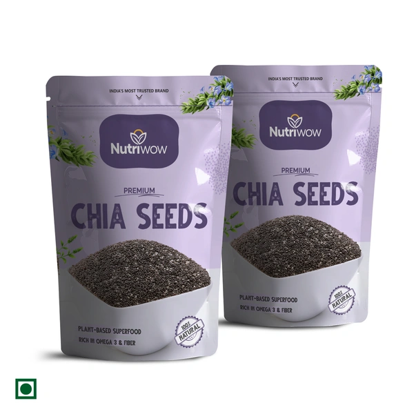 Nutriwow Premium Chia Seed | 500g (250g Pack of 2)