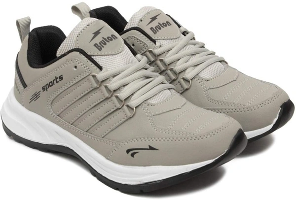 BRUTON Men's Sports Running Walking Shoes. - Gray, IND-6