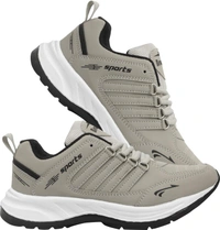 BRUTON Men's Sports Running Walking Shoes. - Gray, IND-6