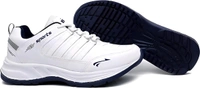 BRUTON Men's Sports Running Walking Shoes. - White, IND-10