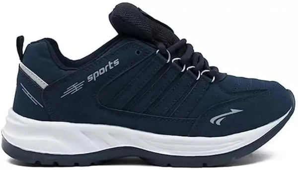 BRUTON Men's Sports Running Walking Shoes. - Navy Blue, IND-8