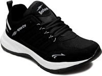 BRUTON Men's Sports Running Walking Shoes. - Black, IND-6