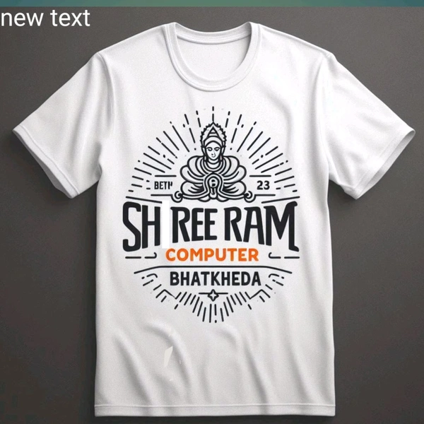 Shree Ram Computer Premium Quality T-shirt - M