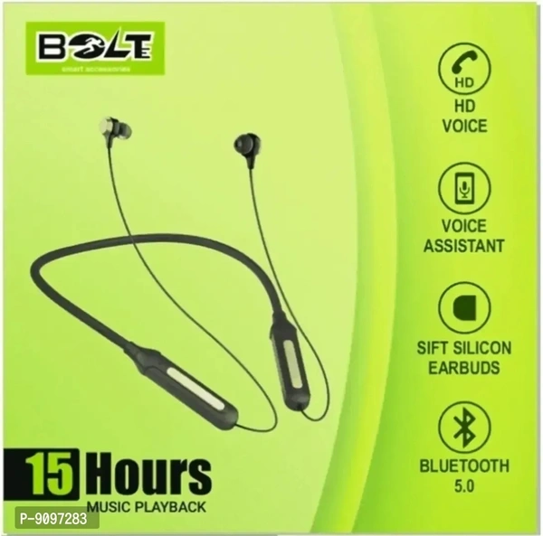 Bolt Comfort Wireless Bluetooth Earphones ( Easy Returns) - Black