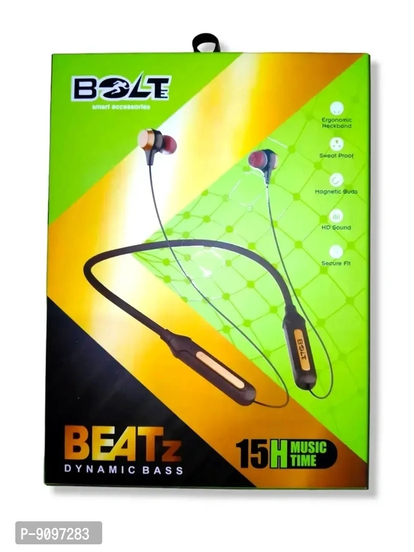 Bolt Comfort Wireless Bluetooth Earphones ( Easy Returns) - Black