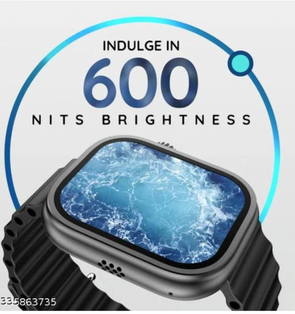 T800 Ultra Latest Blutooth Smartwatch  - Black
