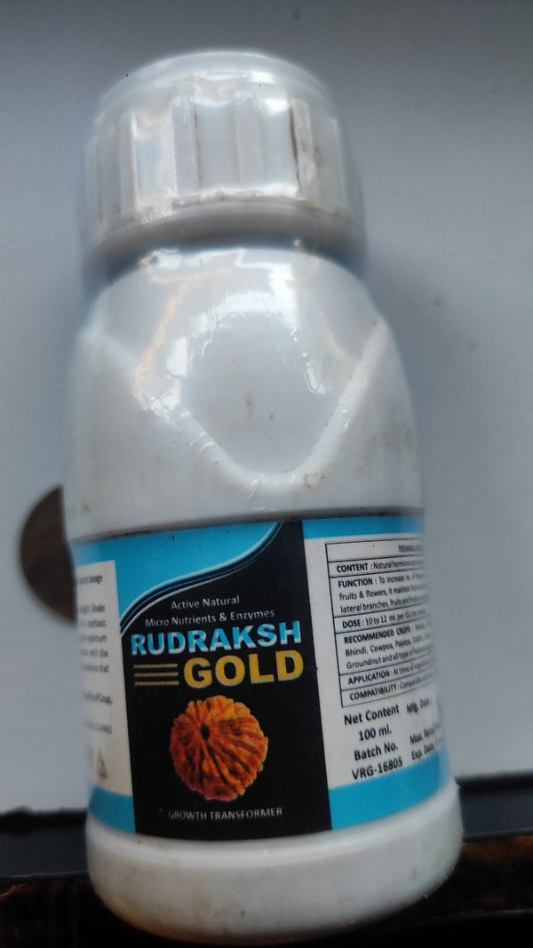 Rudraksh Gold , Active Natural  Micro Nutrients And Enzyme  , 100 Ml For 150 Litre Water