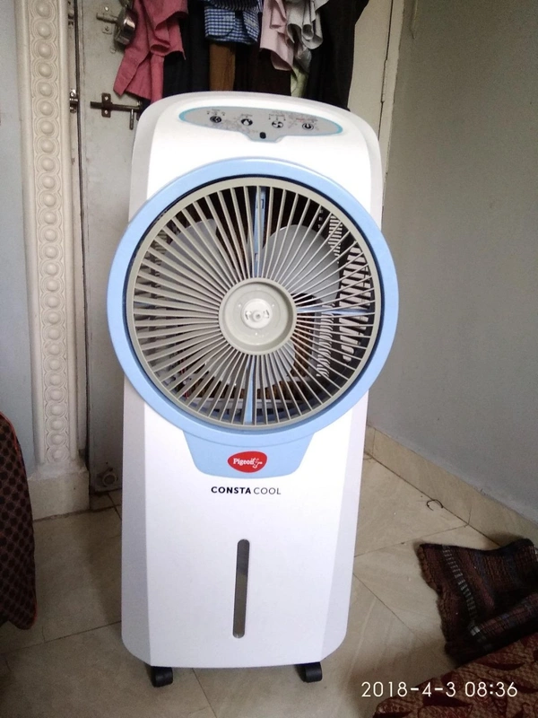 Without Electrical Air Cooler - White