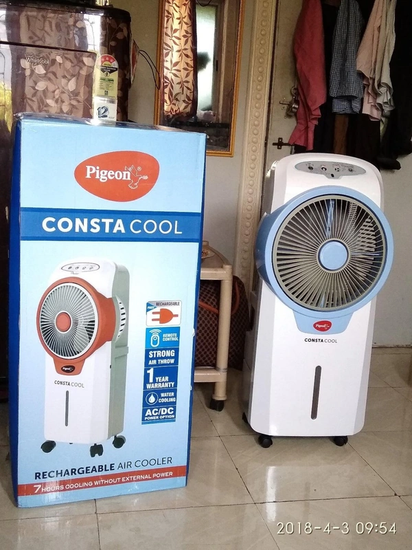 Without Electrical Air Cooler - White