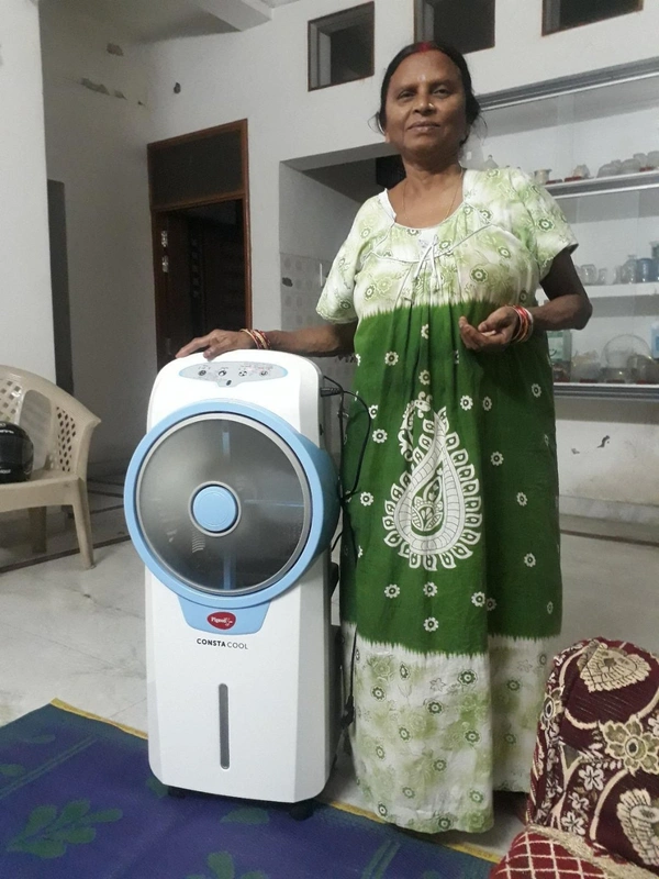 Without Electrical Air Cooler - White