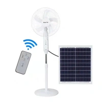 Solar Fan - Silver, 18