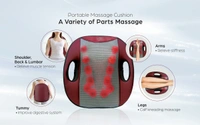 12 Ball Back Rest Massage Cushion  - Brown