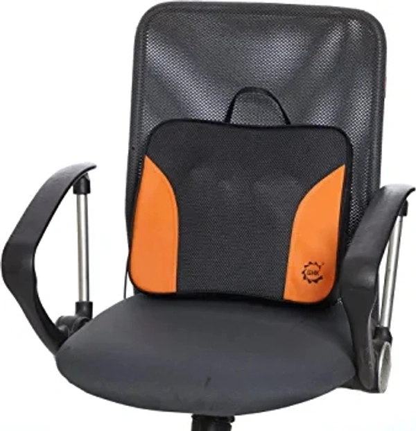 6 Ball Back Rest Massage Cushion  - Black