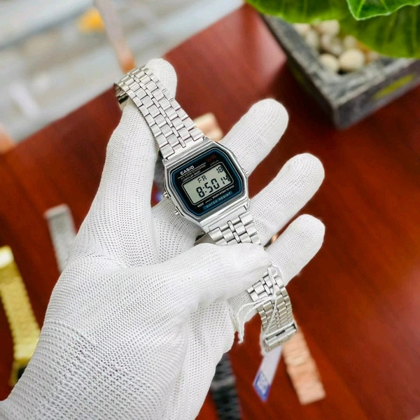 Casi0 Vintage Analog Digital Black Dial Quartz Unisex Watch With High Quality Strap Best finishing Body & Case