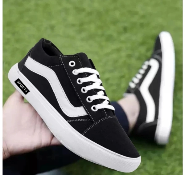Unique Fashionable Men's Shoes - Black, IND-7