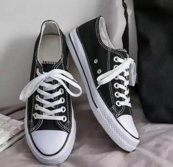 Black Sneakers For Men And Women  - Black, IND-6