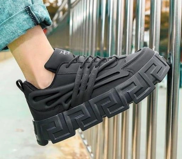 Casual Black And White Sneakers  - White