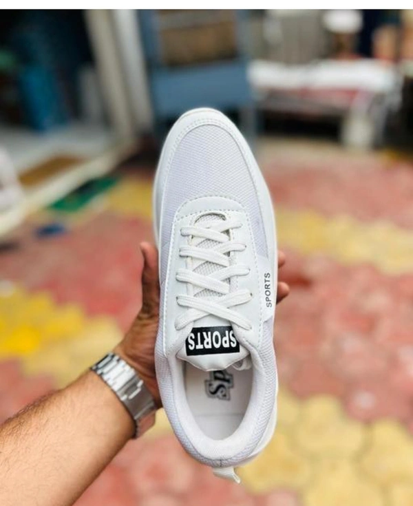 Sports Shoes For Men White  - 7