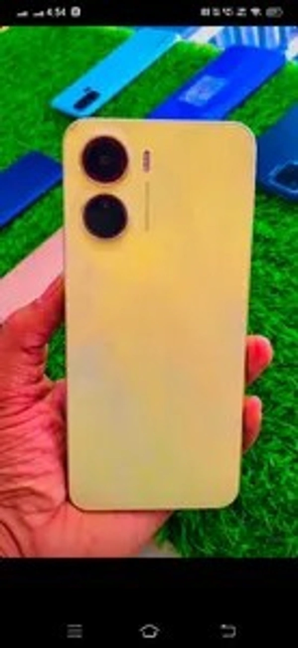 Vivo Y16 3-64 Condition Like New With Bill Box Charger - Gold