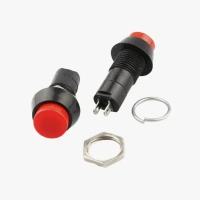 PB-305 12mm 2-PIN Round Plastic Push Button Switch – Self-Lock & Momentary Options