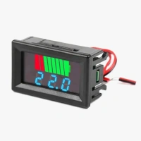 DC 12V Battery Capacity Indicator With Voltage Measurements