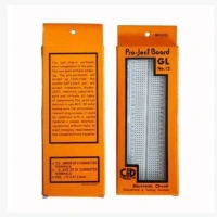 840 Poins White GL12 Solderless Breadboard