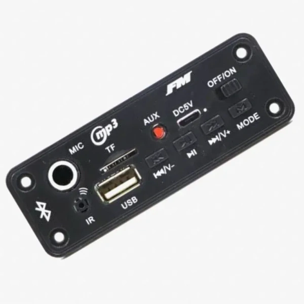 Amplifier Board with Bluetooth, FM, USB, SD-Card Slot, Aux, Mic Aux and Amplifier