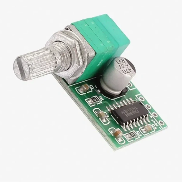 PAM8403 Mini Digital Amplifier Board With Volume – 5V 3W Module