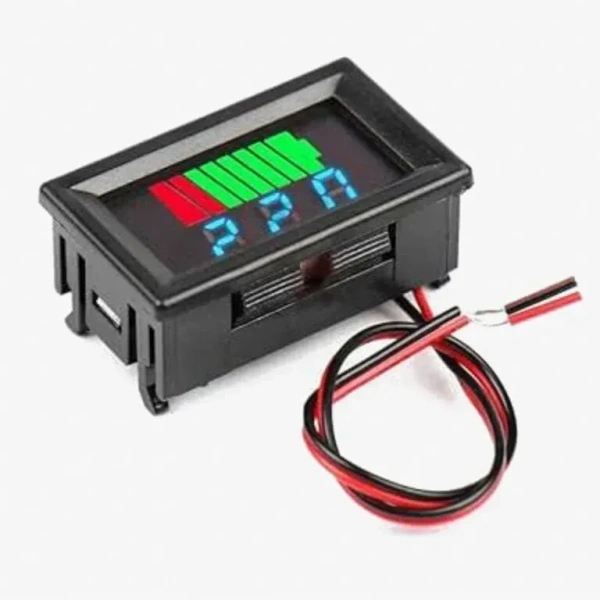 DC 12V Battery Capacity Indicator With Voltage Measurements