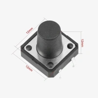 12X12X12MM 4 Pin Square Shape Tactile Push Button Switch