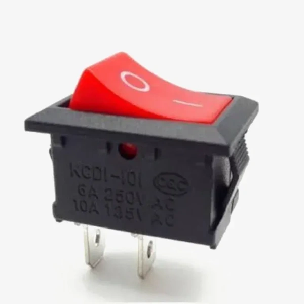 2 Pin SPST On/Off Rocker Switch