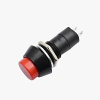 PB-305 12mm 2-PIN Round Plastic Push Button Switch – Self-Lock & Momentary Options