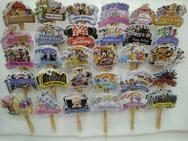 Cartoon Happy Birthday Pkt. 300pc In Pkt