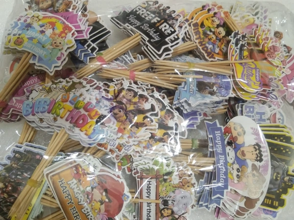 Cartoon Happy Birthday Pkt. 300pc In Pkt