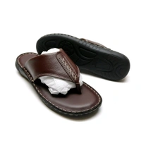 AmburLeather.in Ambur Leather Cholan Walk Sandals - 6, Brown