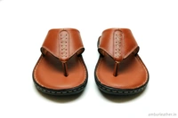 AmburLeather.in Ambur Leather Cholan Walk Sandals - 7, Tan