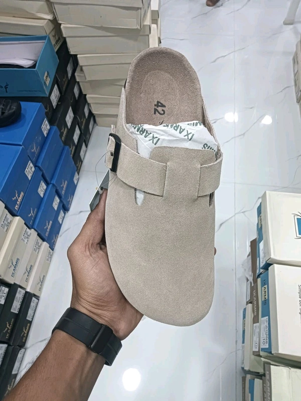 IX Armis Royal King Suede Leather Sandals - 11, Lite Tan