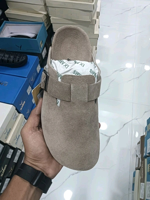 IX Armis Royal King Suede Leather Sandals - 8, Lite Brown