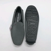 Tommy Hilfiger Royale Drive Premium Suede Leather Loafers, Cement Grey - 6