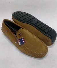 Tommy Hilfiger Royale Drive Premium Suede Leather Loafers, Dark Tan - 6