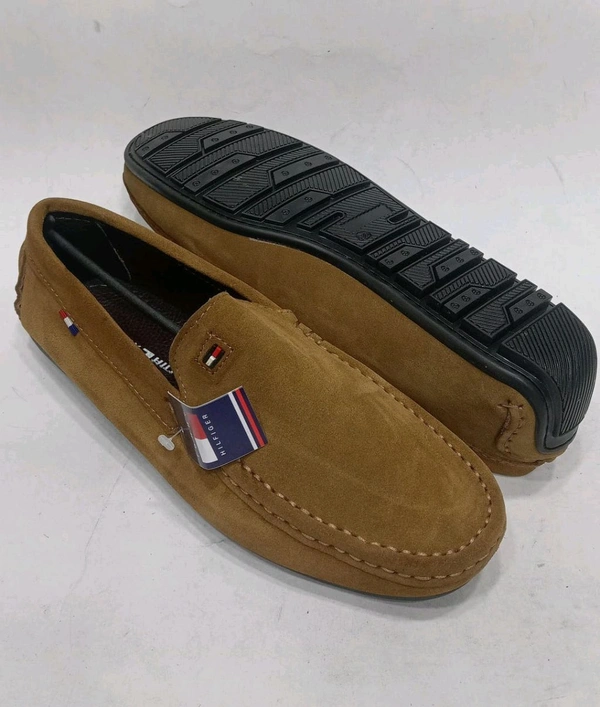 Tommy Hilfiger Royale Drive Premium Suede Leather Loafers, Dark Tan - 6