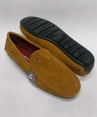 Tommy Hilfiger Royale Drive Premium Suede Leather Loafers, Lite Tan - 7