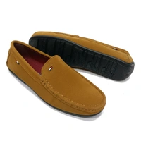 Tommy Hilfiger Royale Drive Premium Suede Leather Loafers, Lite Tan - 9