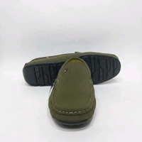 Tommy Hilfiger Royale Drive Premium Suede Leather Loafers, Dotted Green - 8